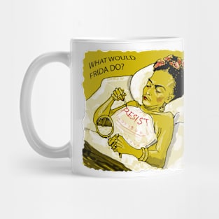 What would Frida do? Mug